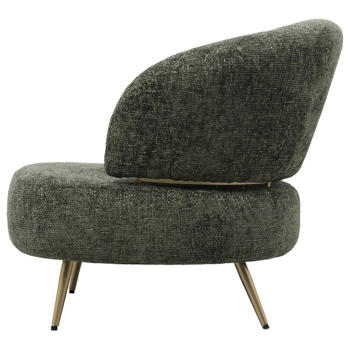 Fauteuil Franklyn Polyester Groen Olijfgroen-Fauteuils-PTMD