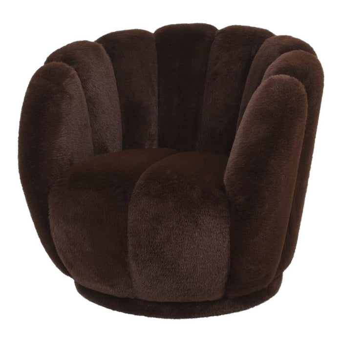 Fauteuil Furia Polyester Bruin 730631-Fauteuils-PTMD