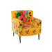 Fauteuil Geel Fluweel 75 cm 75x64x84 cm-Fauteuils-J-Line