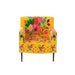 Fauteuil Geel Fluweel 75 cm-Fauteuils-J-Line