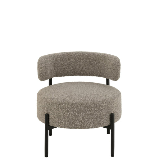 Fauteuil Grijs Polyester 62 cm 62.5x62.5x67.5 cm-Fauteuils-J-Line