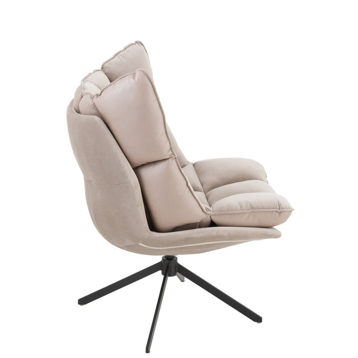 Fauteuil Grijs Polyester 73 cm-Fauteuils-J-Line