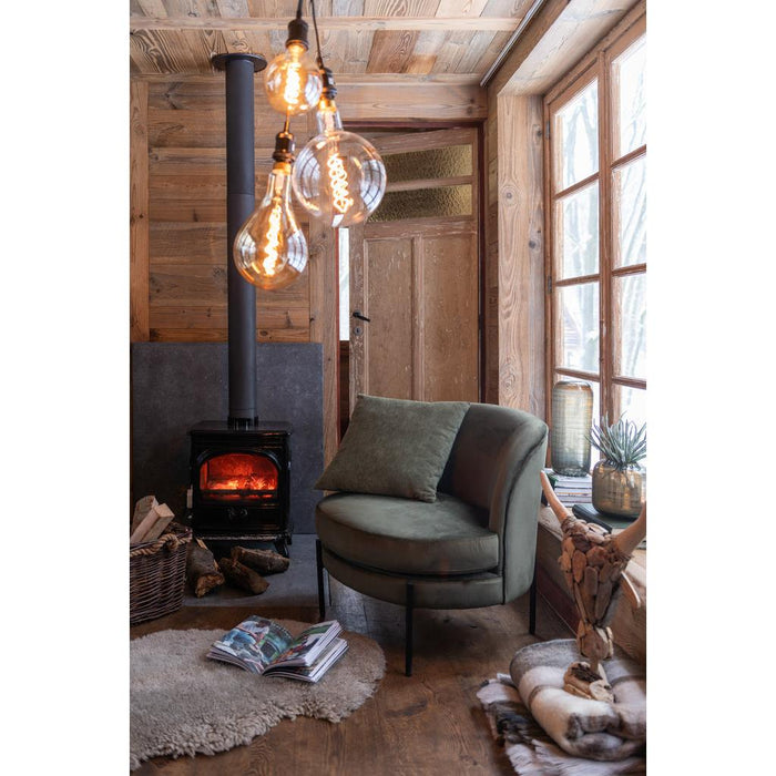 Fauteuil Groen Schuim Rond 67 cm-Fauteuils-J-Line