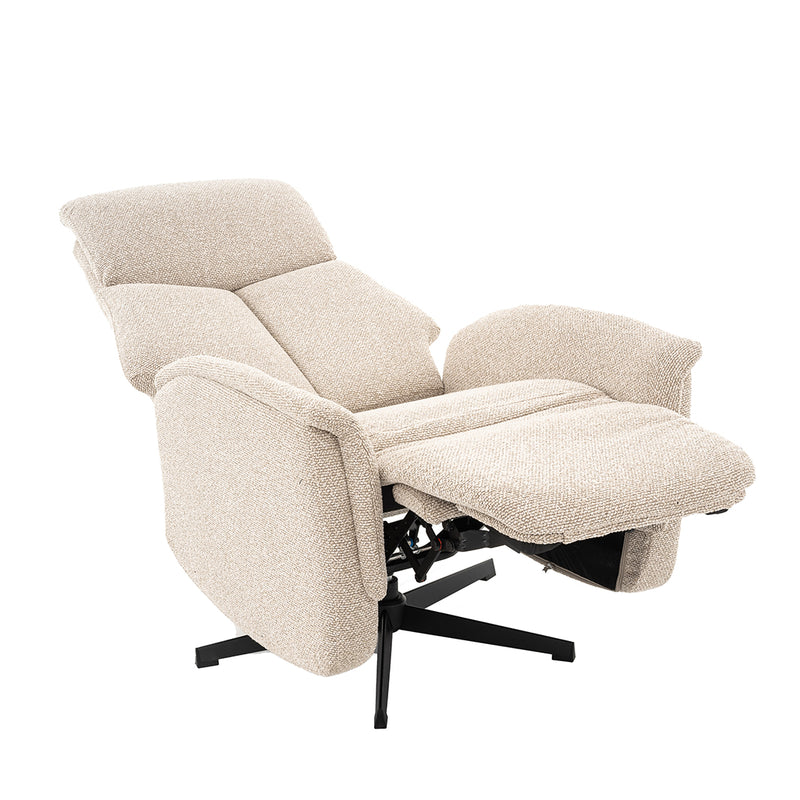 Fauteuil Helsinki Naturel Boucle Manueel Verstelbaar 73x86x114 cm-Fauteuils-LABEL51