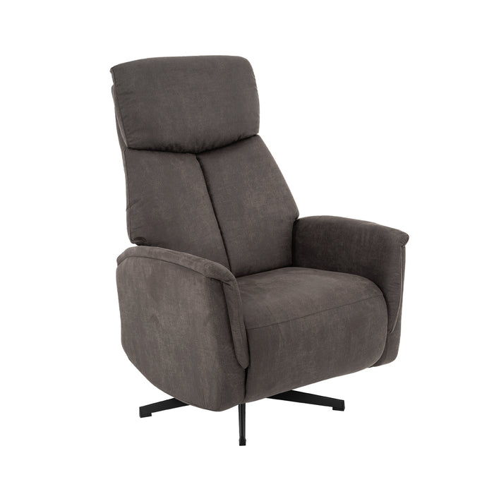 Fauteuil Helsinki - Taupe - Kunstleder - Manueel Verstelbaar-Fauteuils-LABEL51