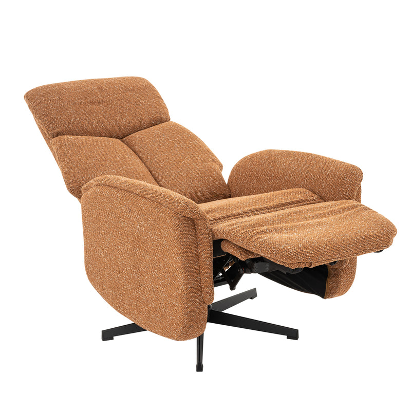 Fauteuil Helsinki koraal Boucle Manueel Verstelbaar 73x86x114 cm-Fauteuils-LABEL51