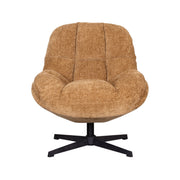 Fauteuil Huxley Cognac Chenille - 76x86x92 cm-Fauteuils-LABEL51