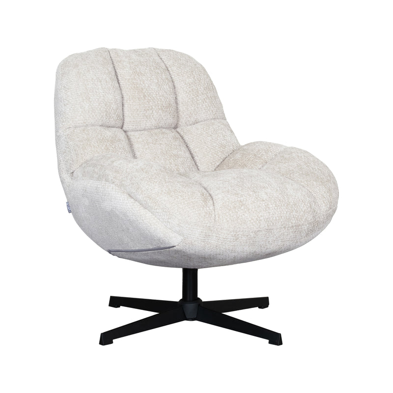 Fauteuil Huxley Naturel Chenille One size 76x86x92 cm-Fauteuils-LABEL51