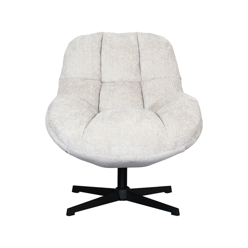 Fauteuil Huxley Naturel Chenille One size 76x86x92 cm-Fauteuils-LABEL51