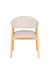 Fauteuil Indy Polyester Bruin 54x56 H81 cm SKU 1000582-Fauteuils-Creating Home