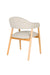 Fauteuil Indy Polyester Bruin 54x56 H81 cm SKU 1000582-Fauteuils-Creating Home