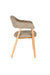 Fauteuil Indy Polyester Bruin 54x56 H81 cm SKU 1000583-Fauteuils-Creating Home