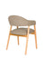 Fauteuil Indy Polyester Bruin 54x56 H81 cm SKU 1000583-Fauteuils-Creating Home