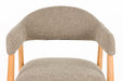 Fauteuil Indy Polyester Bruin 54x56 H81 cm SKU 1000583-Fauteuils-Creating Home