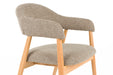 Fauteuil Indy Polyester Bruin 54x56 H81 cm SKU 1000583-Fauteuils-Creating Home