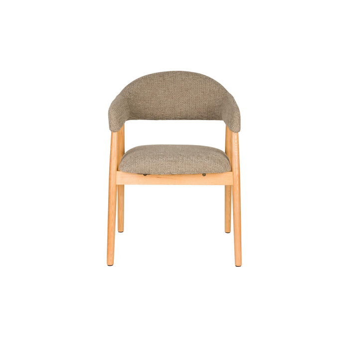 Fauteuil Indy Polyester Bruin 54x56 H81 cm SKU 1000583-Fauteuils-Creating Home