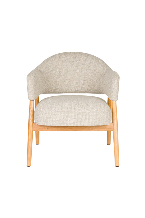 Fauteuil Indy Polyester Bruin 66.5x64 H76.5 cm SKU 1000584-Fauteuils-Creating Home