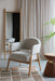 Fauteuil Indy Polyester Bruin 66.5x64 H76.5 cm SKU 1000584-Fauteuils-Creating Home