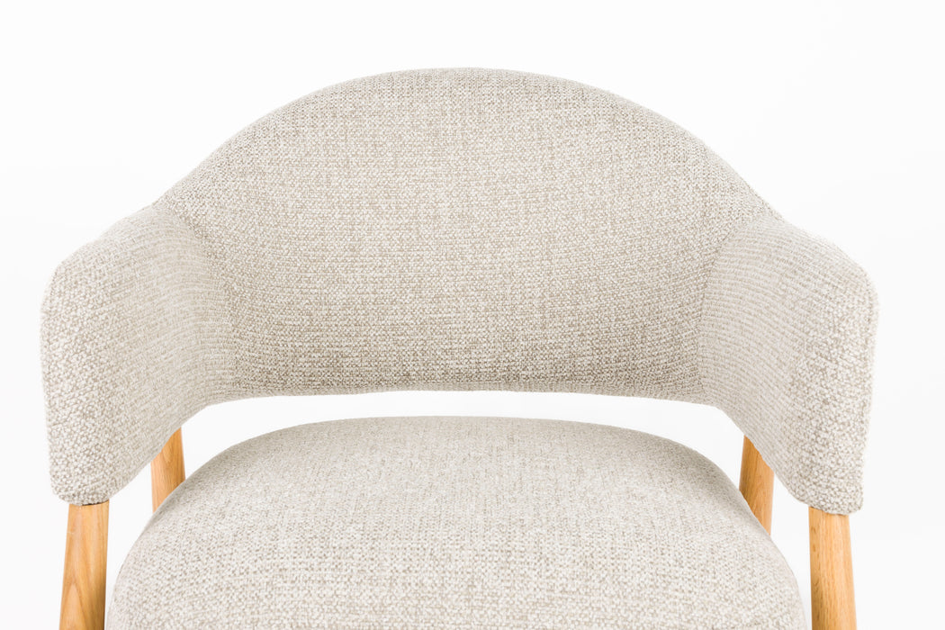 Fauteuil Indy Polyester Bruin 66.5x64 H76.5 cm SKU 1000584-Fauteuils-Creating Home