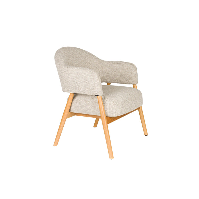 Fauteuil Indy Polyester Bruin 66.5x64 H76.5 cm SKU 1000584-Fauteuils-Creating Home