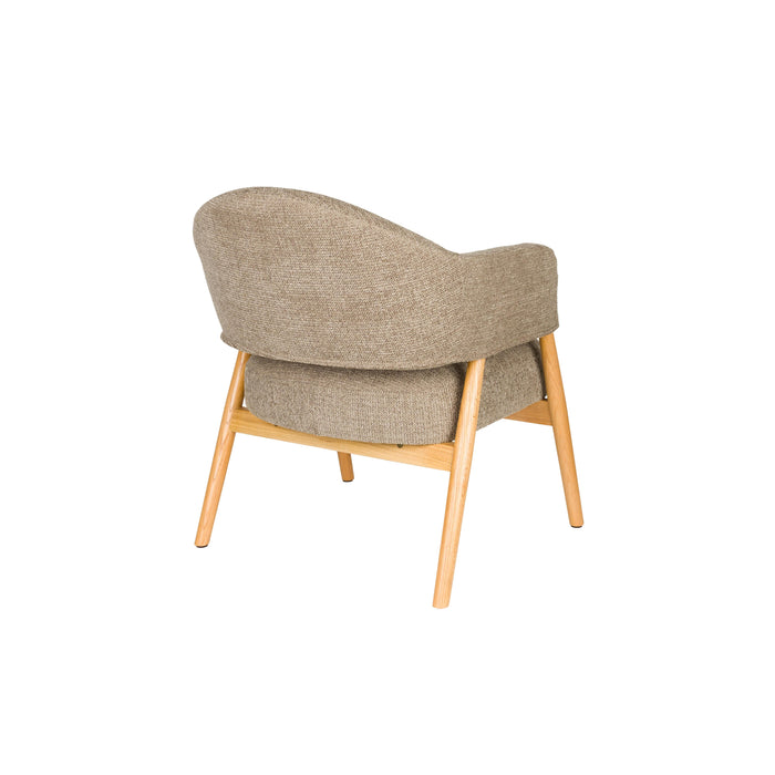 Fauteuil Indy Polyester Bruin 66.5x64 H76.5 cm SKU 1000585-Fauteuils-Creating Home