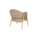 Fauteuil Indy Polyester Bruin 66.5x64 H76.5 cm SKU 1000585-Fauteuils-Creating Home