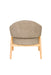Fauteuil Indy Polyester Bruin 66.5x64 H76.5 cm SKU 1000585-Fauteuils-Creating Home