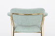 Fauteuil Jolien Goud/light Nylon en polyester Groen 56x61 cm-Fauteuils-Creating Home