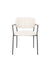 Fauteuil Jolien Zwart/bouclã© Stof Wit 56x61 cm-Fauteuils-Creating Home