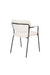 Fauteuil Jolien Zwart/bouclã© Stof Wit 56x61 cm-Fauteuils-Creating Home