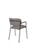 Fauteuil Jolien Zwart/grijs Nylon en polyester Grijs 56x61 cm-Fauteuils-Creating Home