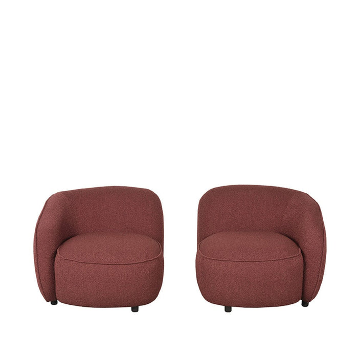 Fauteuil Livo - Winered - Boucle-Fauteuils-LABEL51