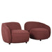 Fauteuil Livo - Winered - Boucle-Fauteuils-LABEL51