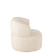Fauteuil Lounge Seat Universe Foam/Stof Wit 83x77x77 cm-Fauteuils-J-Line