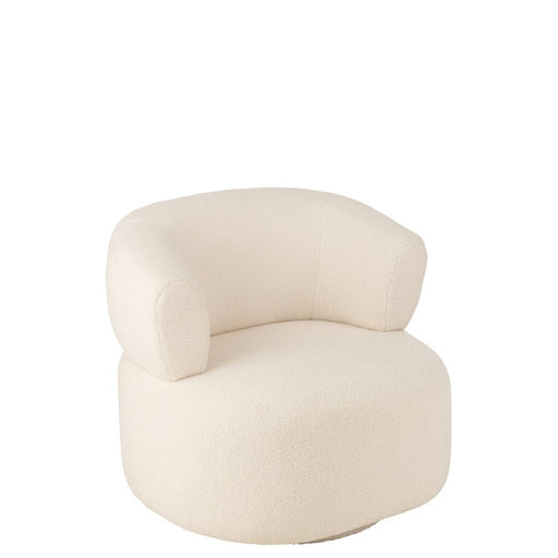 Fauteuil Lounge Seat Universe Foam/Stof Wit-Fauteuils-J-Line