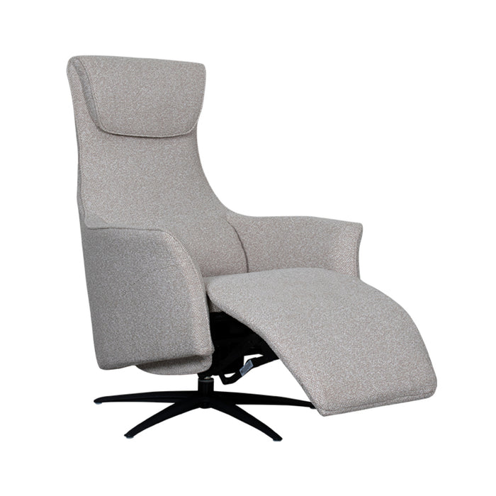 Fauteuil Lund - Naturel - Boucle - 2-Motorig - Met Massagefunctie-Fauteuils-LABEL51