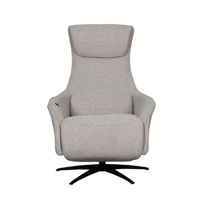 Fauteuil Lund - Naturel - Boucle - 2-Motorig - Met Massagefunctie-Fauteuils-LABEL51