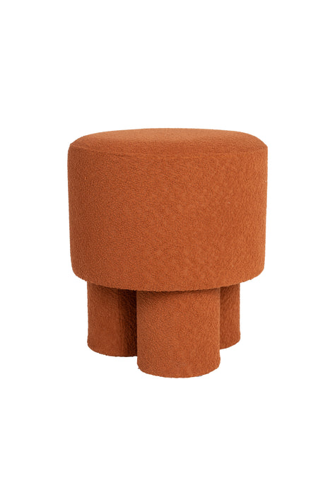 Fauteuil Marcos Polyester Bruin Ø40x44 cm-Fauteuils-Creating Home