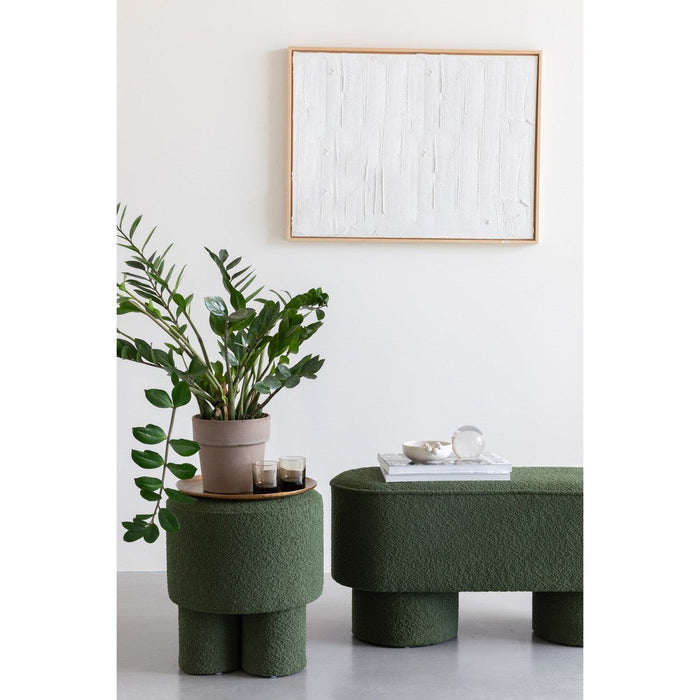 Fauteuil Marcos Polyester Groen Ø40x44 cm-Krukken-Creating Home