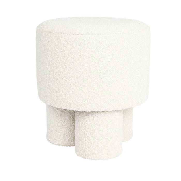 Fauteuil Marcos Polyester Wit Ø40x44 cm-Fauteuils-Creating Home