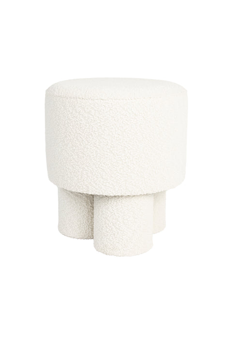 Fauteuil Marcos Polyester Wit Ø40x44 cm-Krukken-Creating Home