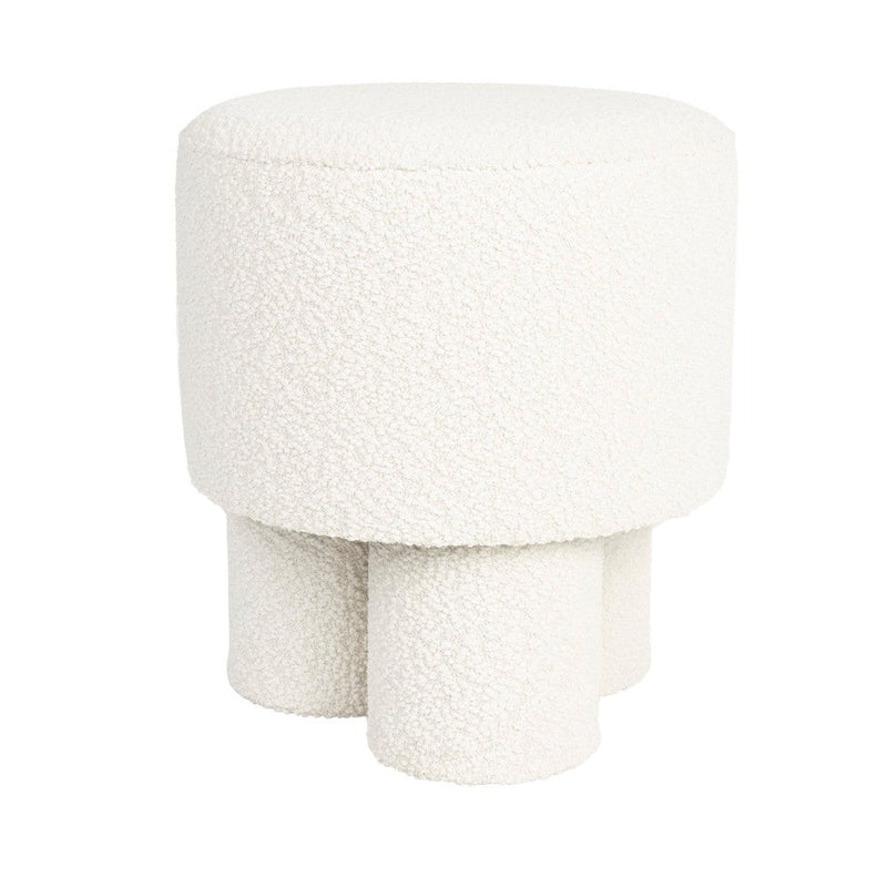 Fauteuil Marcos Polyester Wit Ø40x44 cm-Krukken-Creating Home