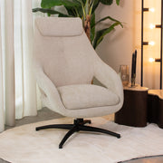 Fauteuil Maxwell Naturel Chenille - 75x84x108 cm-Fauteuils-LABEL51