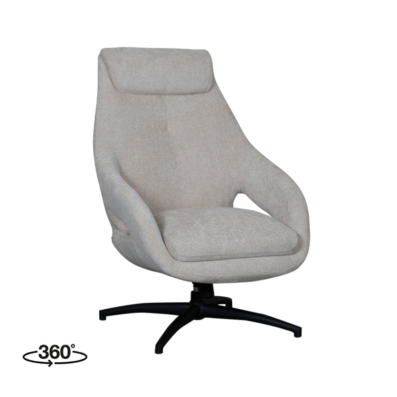 Fauteuil Maxwell Naturel Chenille - 75x84x108 cm-Fauteuils-LABEL51