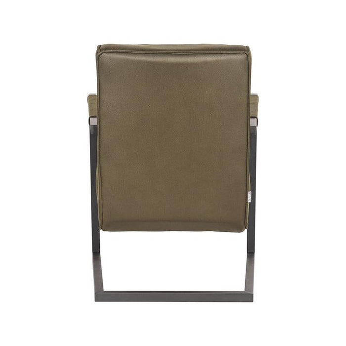 Fauteuil Milo - Army green - Microfiber-Fauteuils-LABEL51