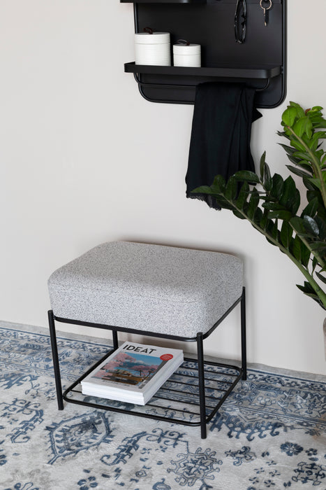 Fauteuil Milou Rectangular MDF,Pine hout,Polyester Grijs 50x35 cm-Fauteuils-Creating Home