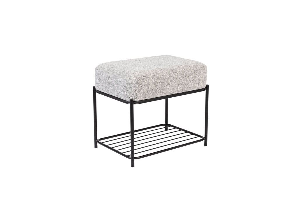 Fauteuil Milou Rectangular MDF,Pine hout,Polyester Grijs 50x35 cm-Krukken-Creating Home