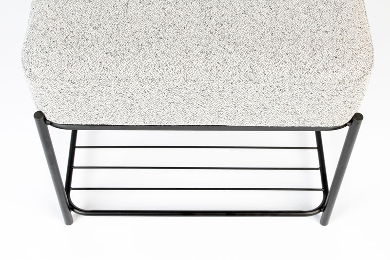 Fauteuil Milou Rectangular MDF,Pine hout,Polyester Grijs 50x35 cm-Krukken-Creating Home