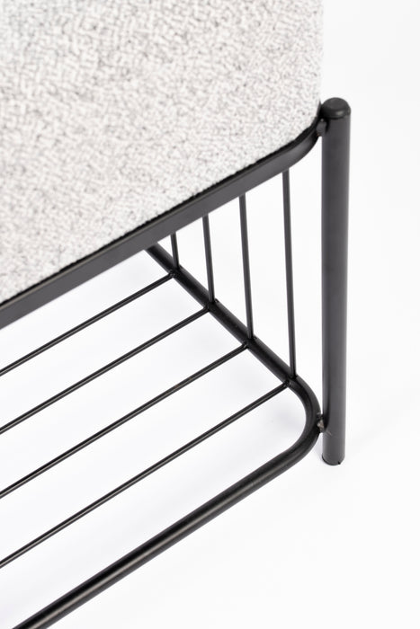 Fauteuil Milou Rectangular MDF,Pine hout,Polyester Grijs 50x35 cm-Krukken-Creating Home