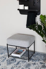 Fauteuil Milou Rectangular MDF,Pine hout,Polyester Grijs 50x35 cm-Krukken-Creating Home